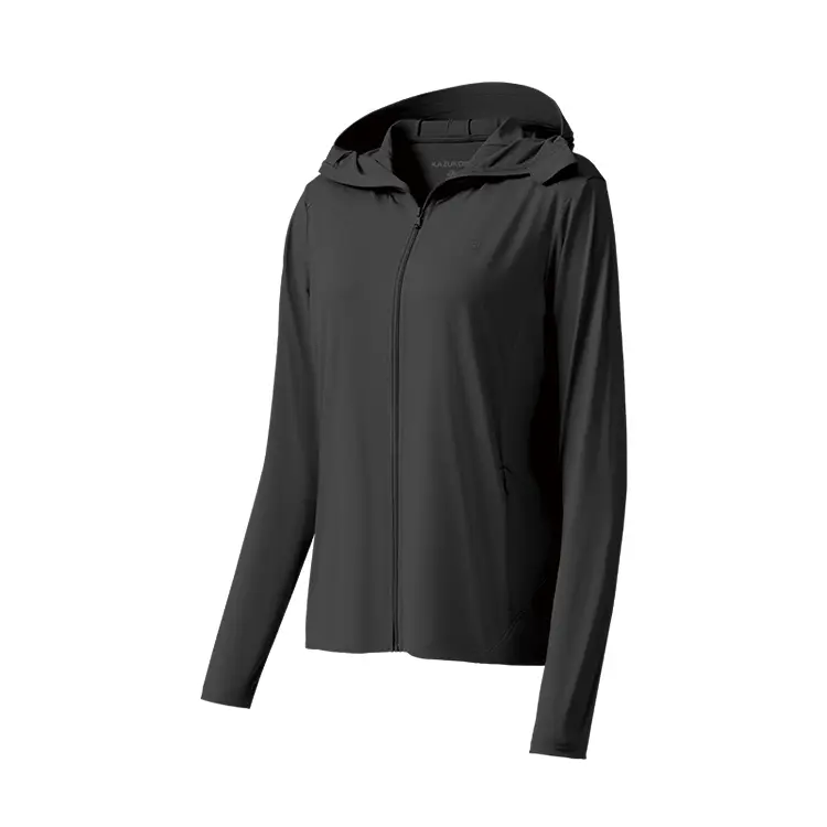 

XIAOYEHEZI Защитная одежда от солнца унисекс, Loose Fit Hooded, Obsidian Black