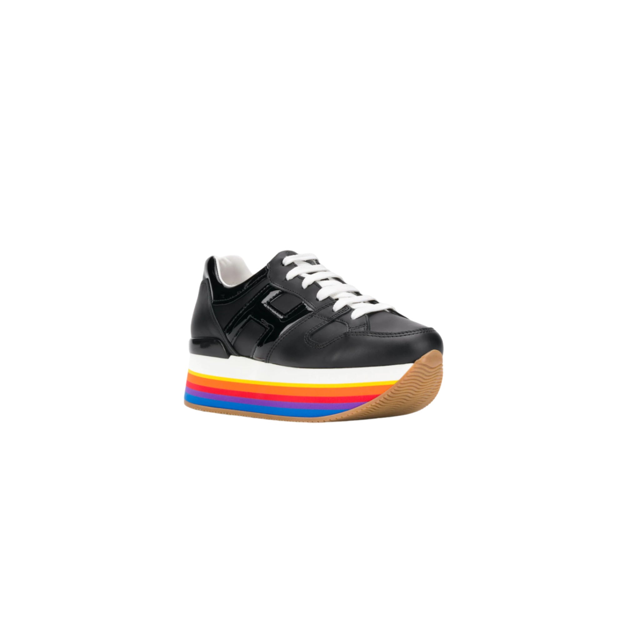 Hogan H421 Micro Rainbow Платформенные кроссовки, черный — фото 2