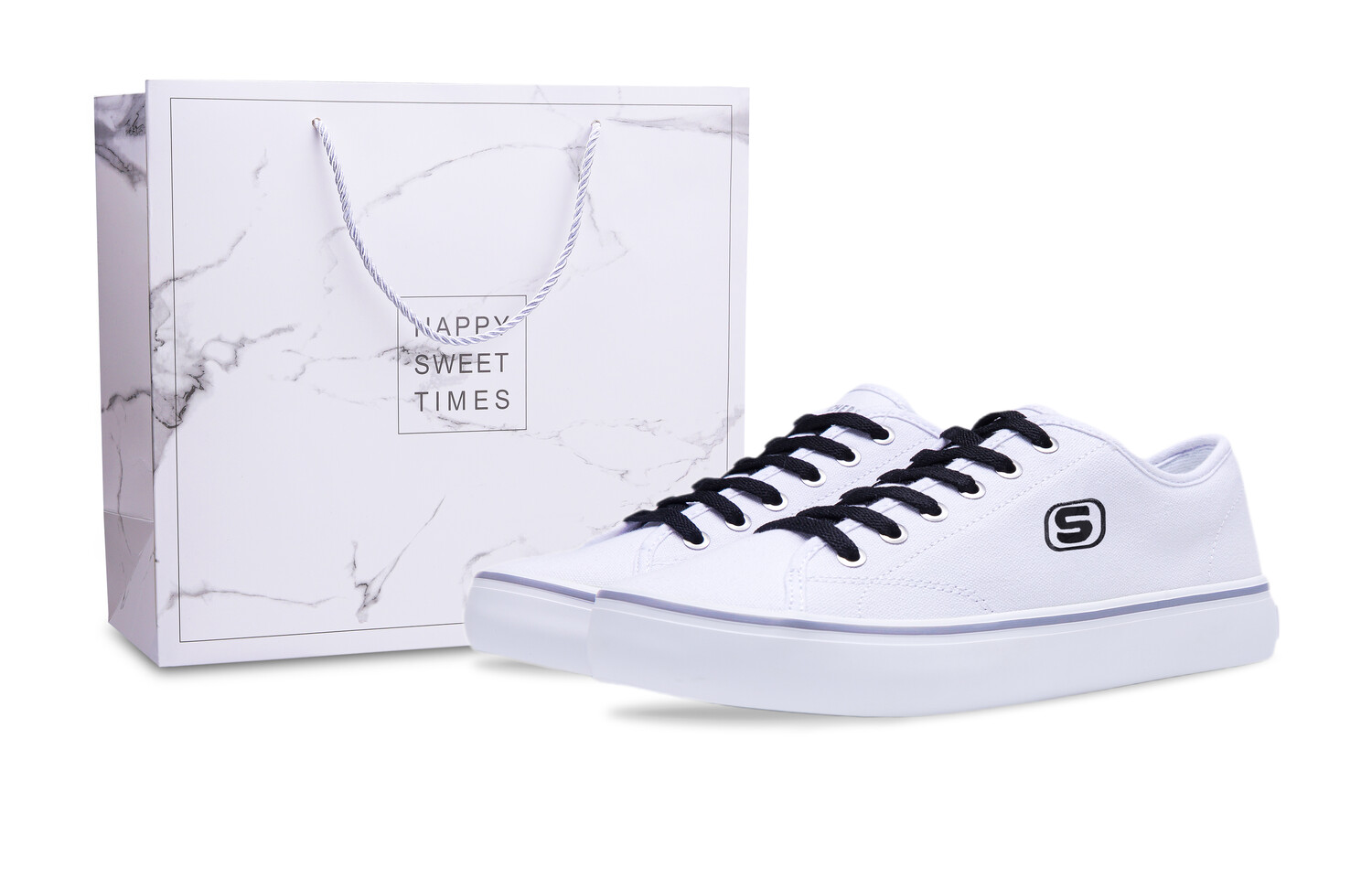 

Кроссовки Skechers Skateboarding Shoes Men Low-top White, белый