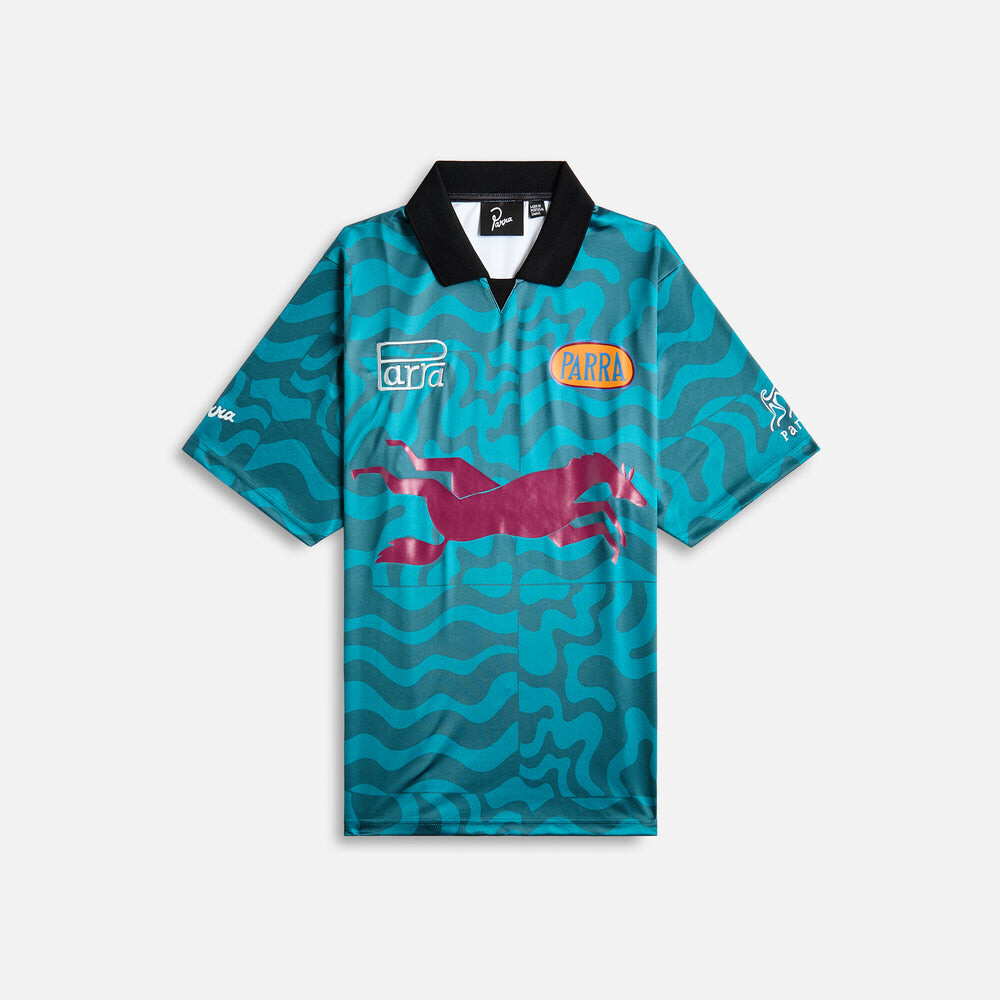 

Рубашка by Parra Sports Flage Polo Shirt, цвет Deep Sea Green