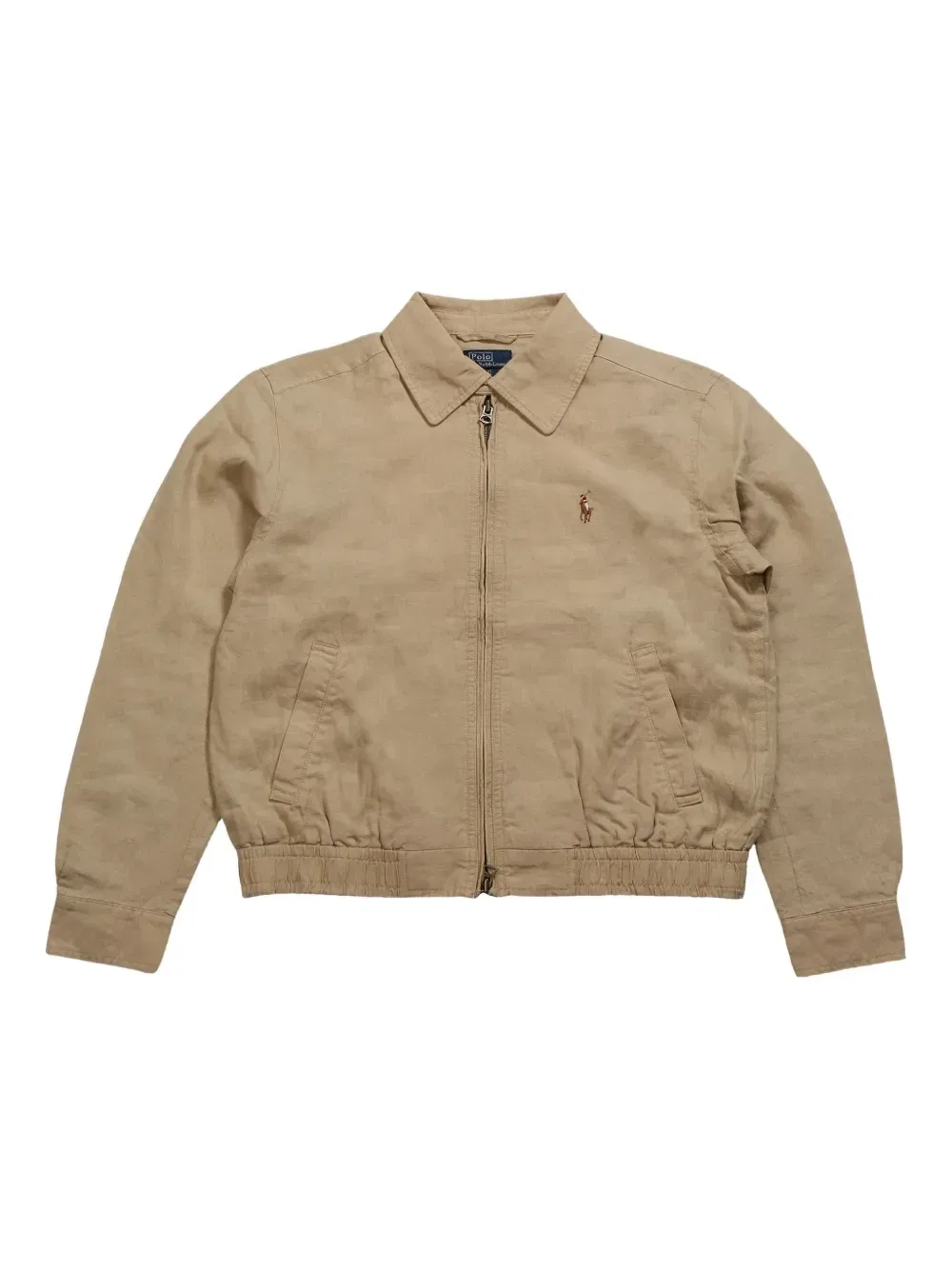 Бомбер на молнии POLO RALPH LAUREN, коричневый