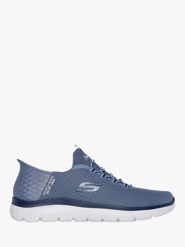 

Кроссовки-слипоны для саммитов Skechers, светло-синий