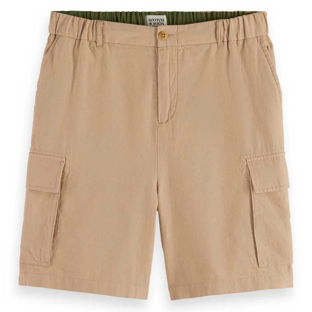 

Шорты Scotch & Soda 180003 Relaxed Fit cargo, бежевый
