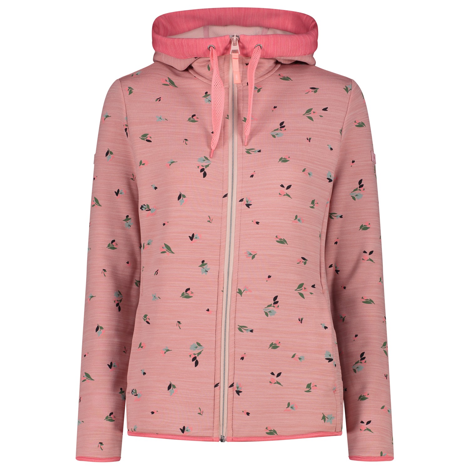 

Флисовая жилетка Cmp Women's Printed Stretch Fix Hood, цвет Rose Melange