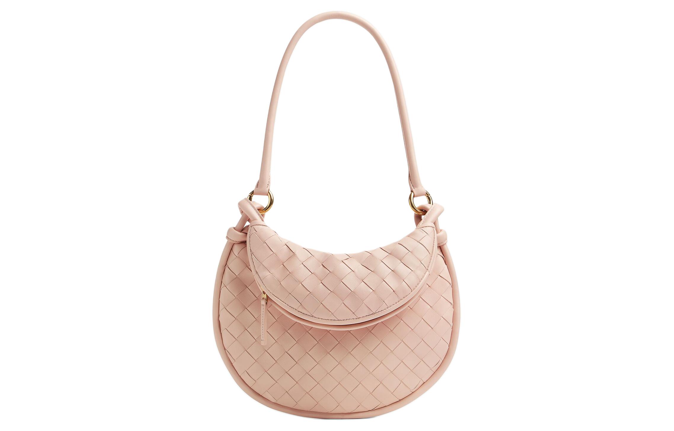 

Bottega Veneta Сумка через плечо из овчины женская lotus blossom pink