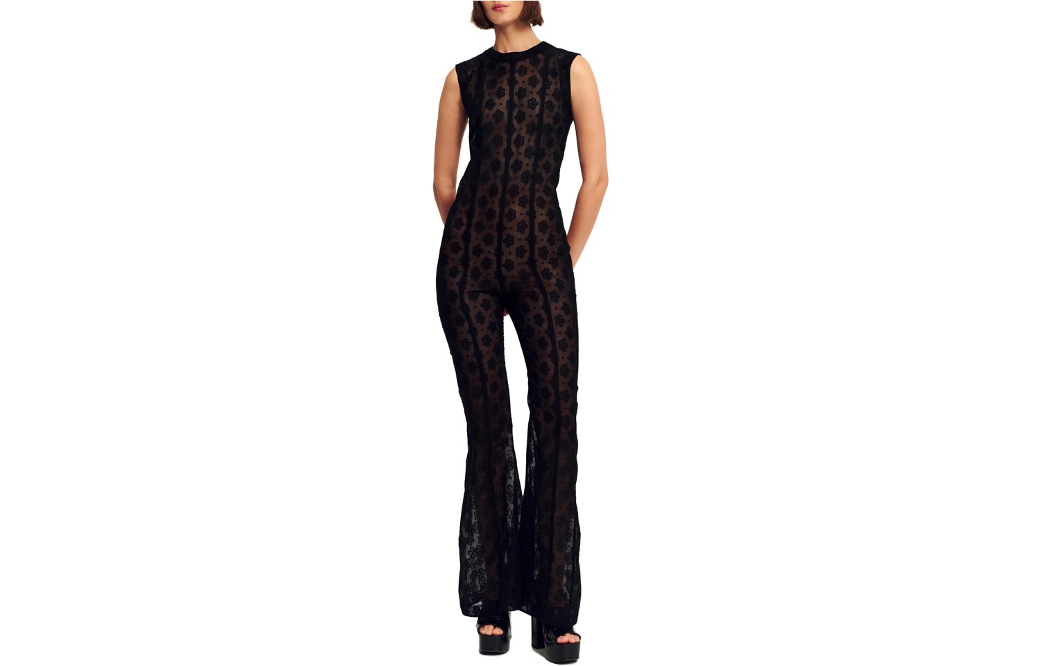 

Комбинезон женский черный Chanel