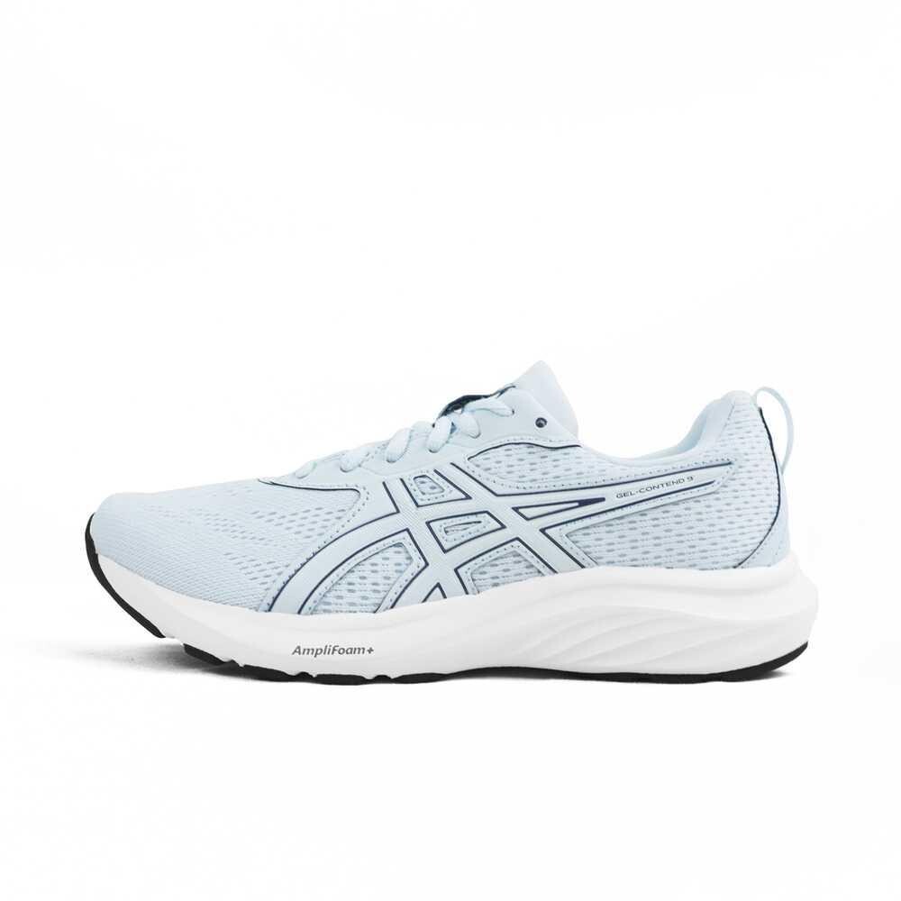 

Кроссовки GEL-CONTEND 9 женские с низким верхом цвета морской волны Asics, цвет Aqua Blue