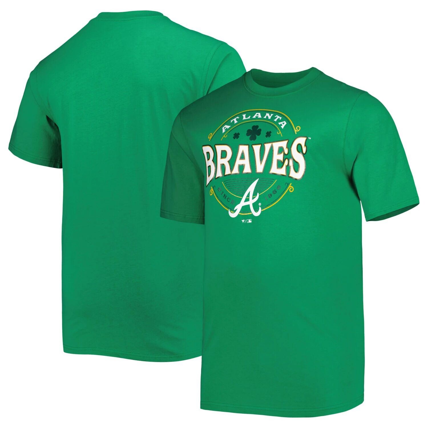 

Мужская футболка Kelly Green Atlanta Braves Big & Tall Celtic