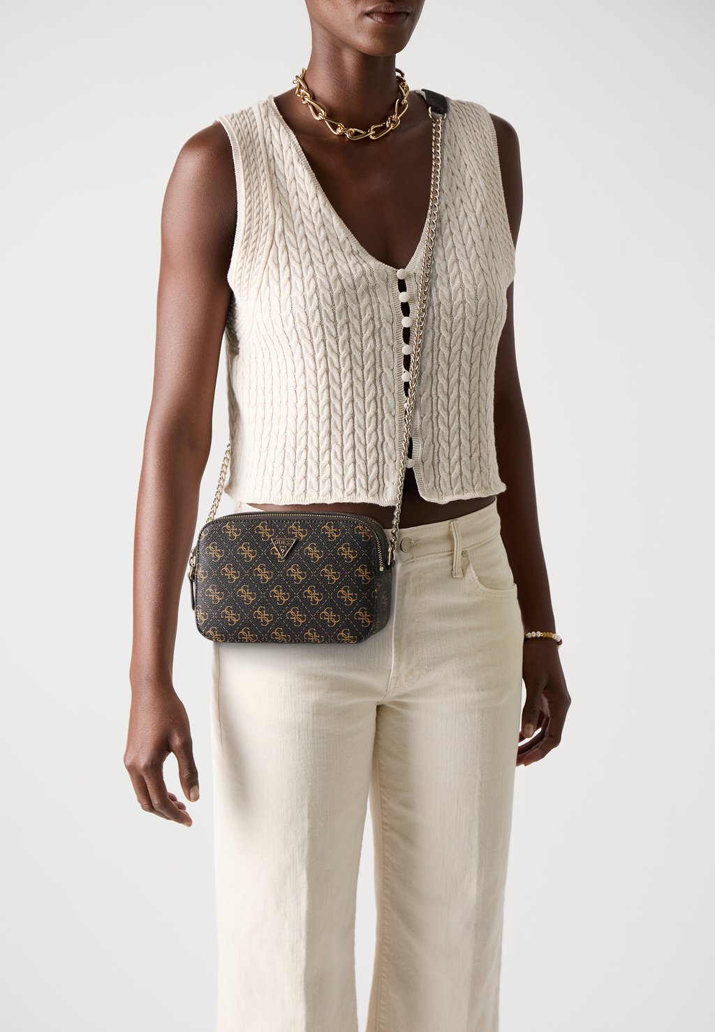 

Сумка через плечо NOELLE CROSSBODY CAMERA - Across body bag Guess, коричневый