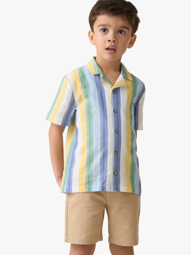 

Детская полосатая курортная рубашка Angel & Rocket, Multi