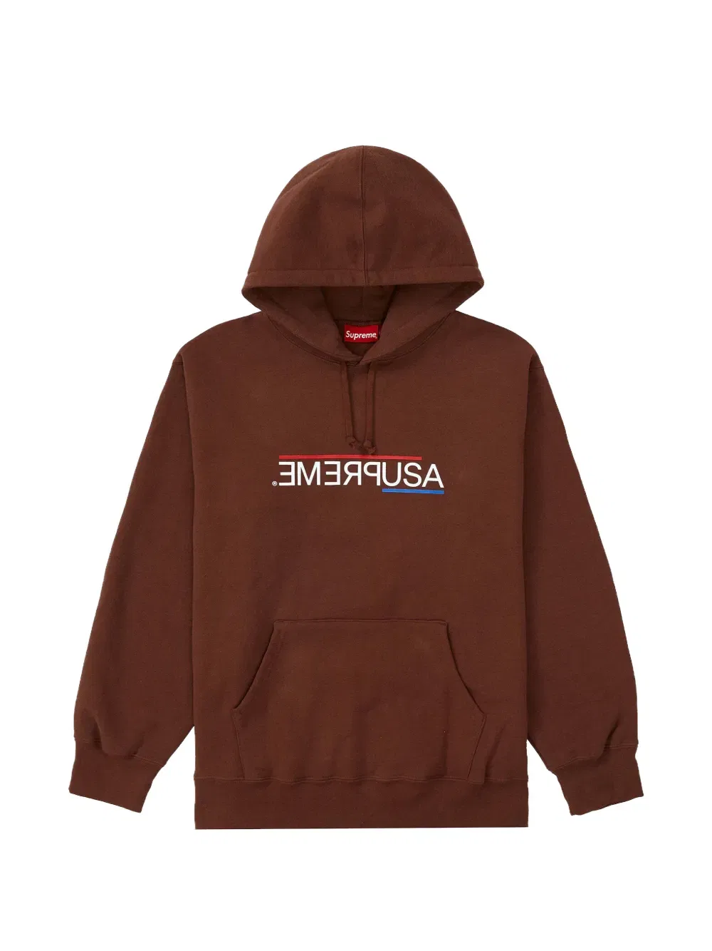 Толстовка с длинными рукавами производства США Supreme, коричневый