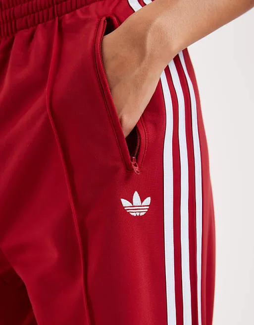 Свободные спортивные брюки темно-красного и синего цвета adidas Originals Firebird — эксклюзивно для ASOS — фото 4