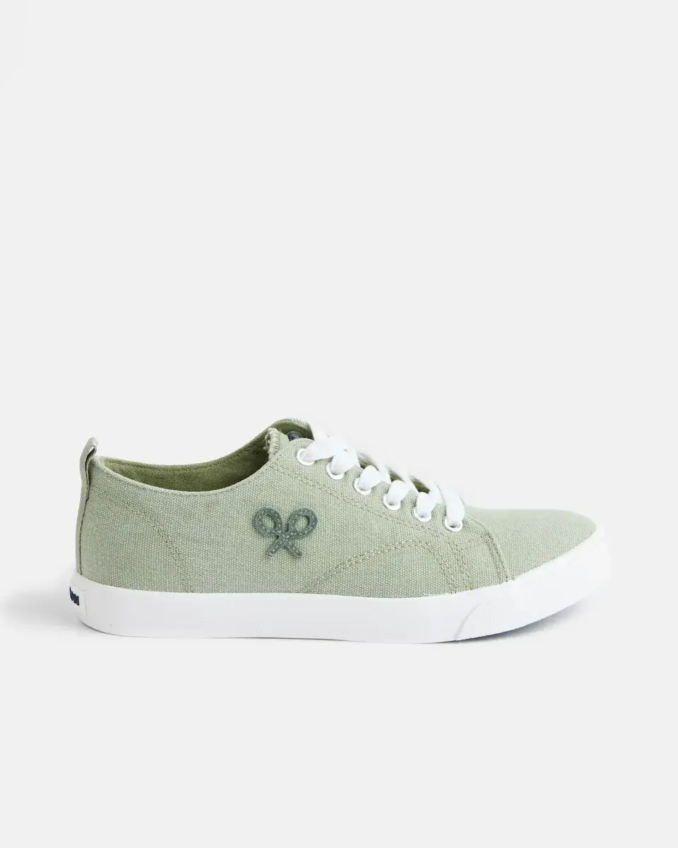 

Классические кеды из парусины Silbon, светло-зеленый