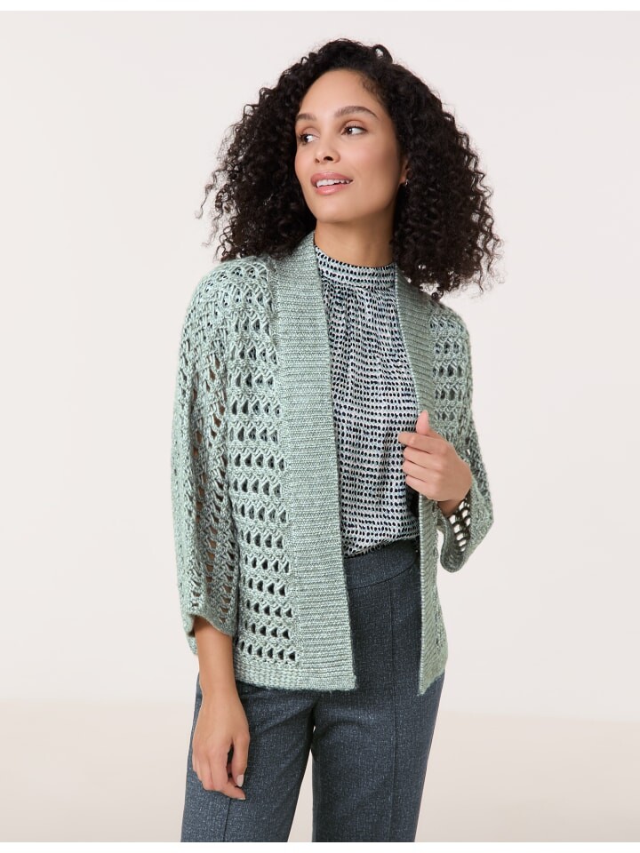

Кардиган Gerry Weber Jacke Strick, цвет Hazy Mint Melange