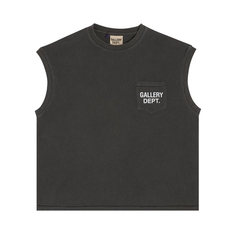 

Футболка Gallery Dept. Augi Sleeveless Tee 'Vintage Black', черный