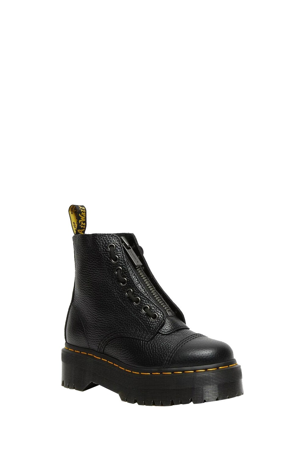 

Черные женские ботинки-амфибии sinclair из филированной кожи наппа Dr Martens