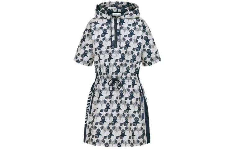 

Платье Dior с короткими рукавами, синий