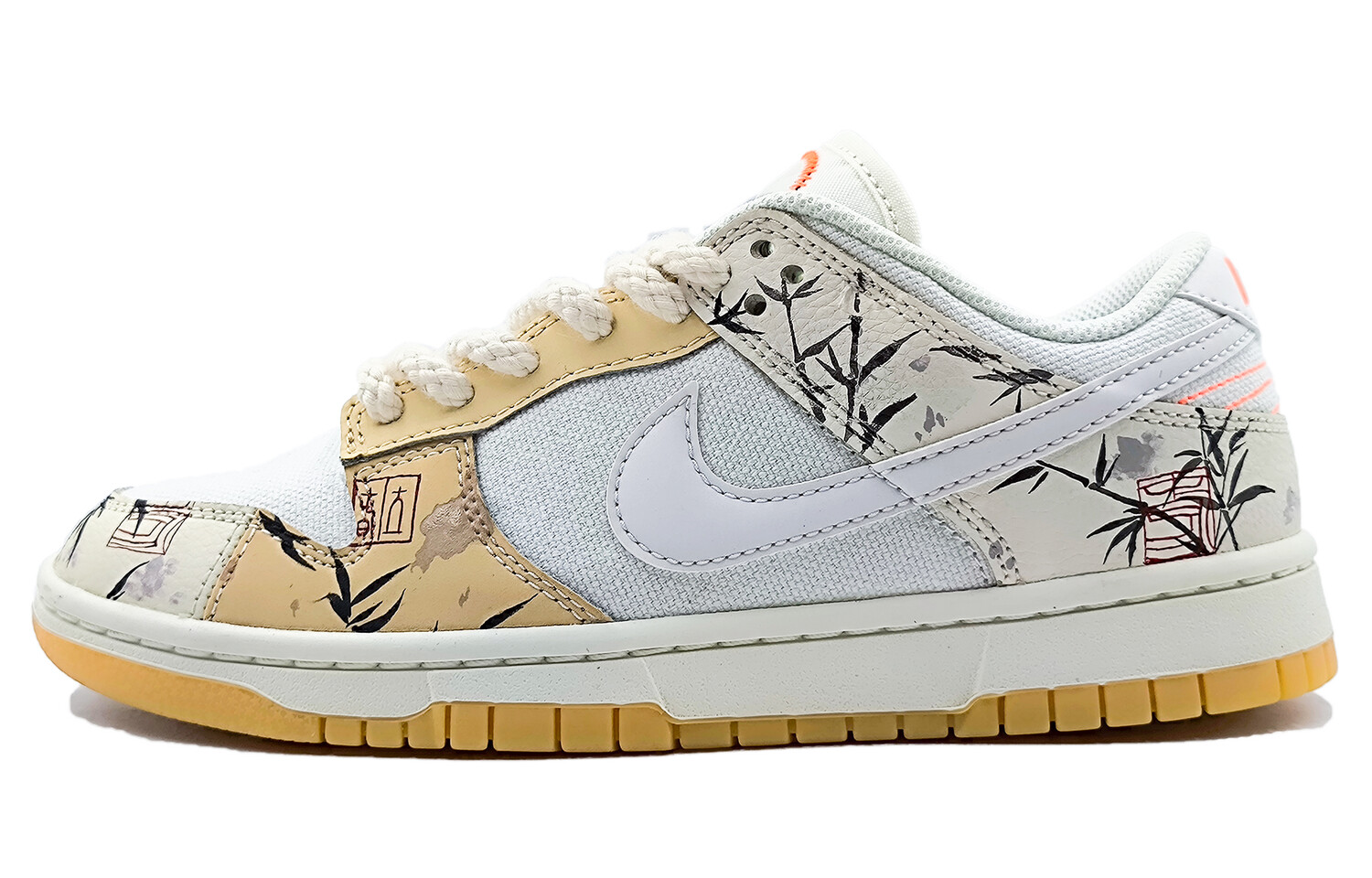 

Кроссовки Nike Dunk Skateboarding Shoes Unisex Low-top White, цвет Wonder White