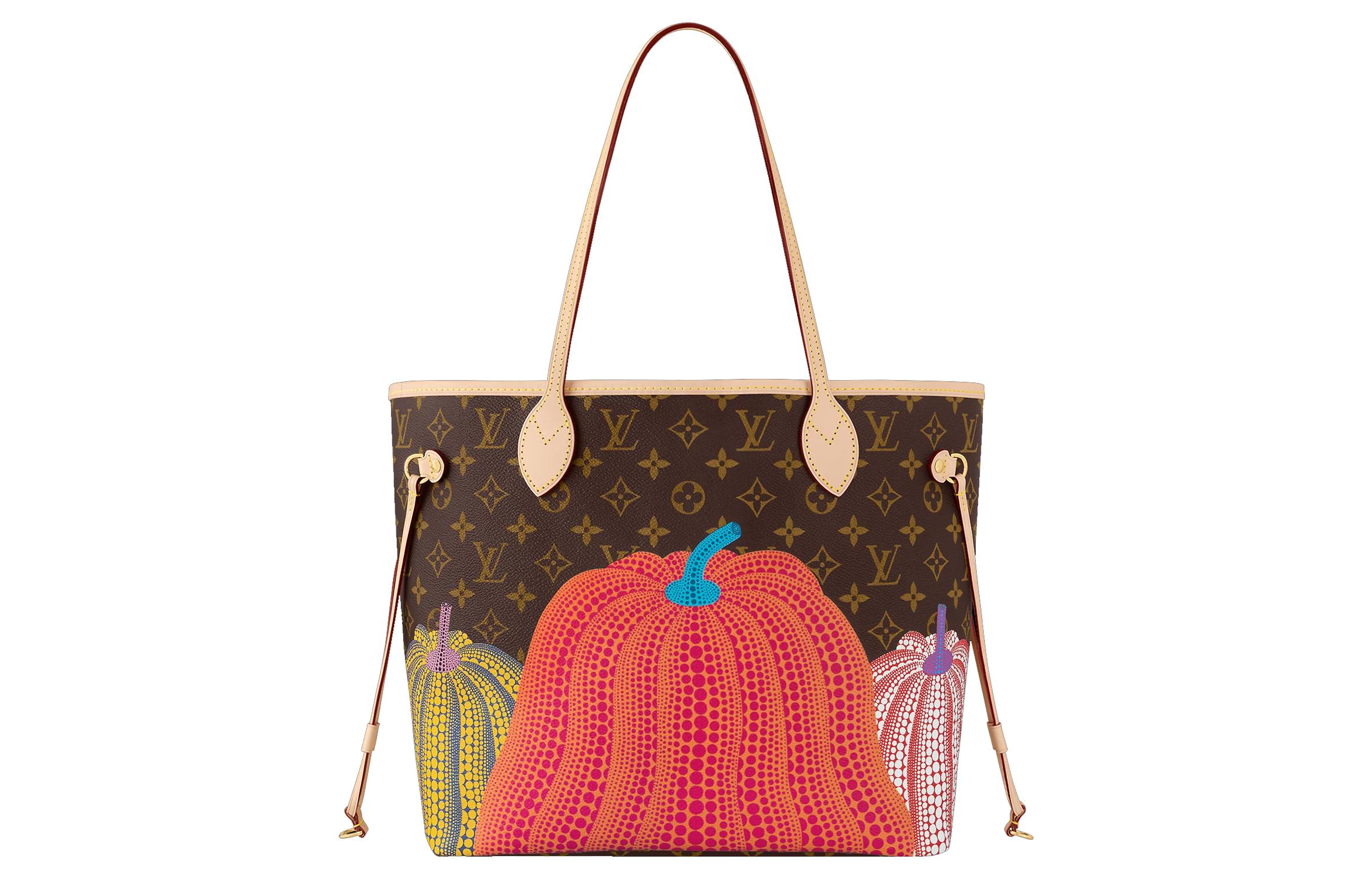 

LOUIS VUITTON Сумка LV X YK Neverfull MM с тыквенным принтом