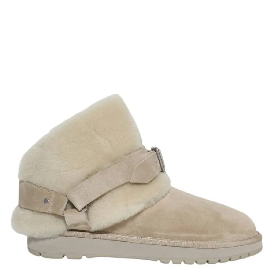 Вельветовые и меховые ботинки Burberry Chubby