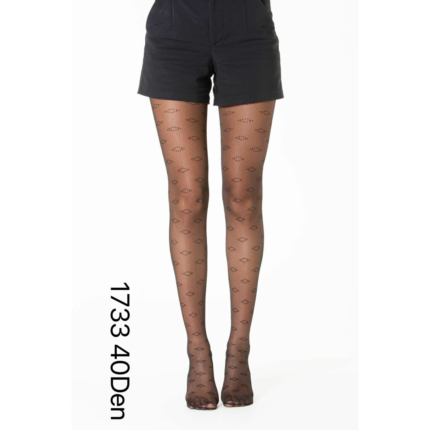 

Леггинсы COFI 1453 Damen Strumpfhose 40 Den durchsichtig Baumwollzwickel Schwarz, черный