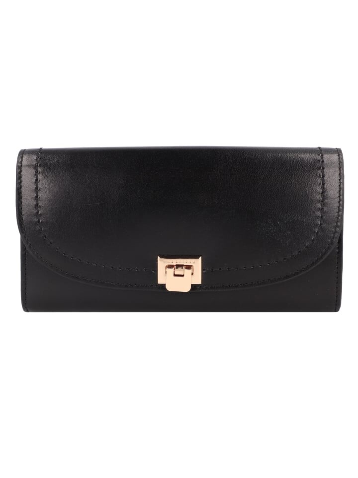 

Кошелек The Bridge Federica RFID Schutz Leder 19 cm, цвет nero