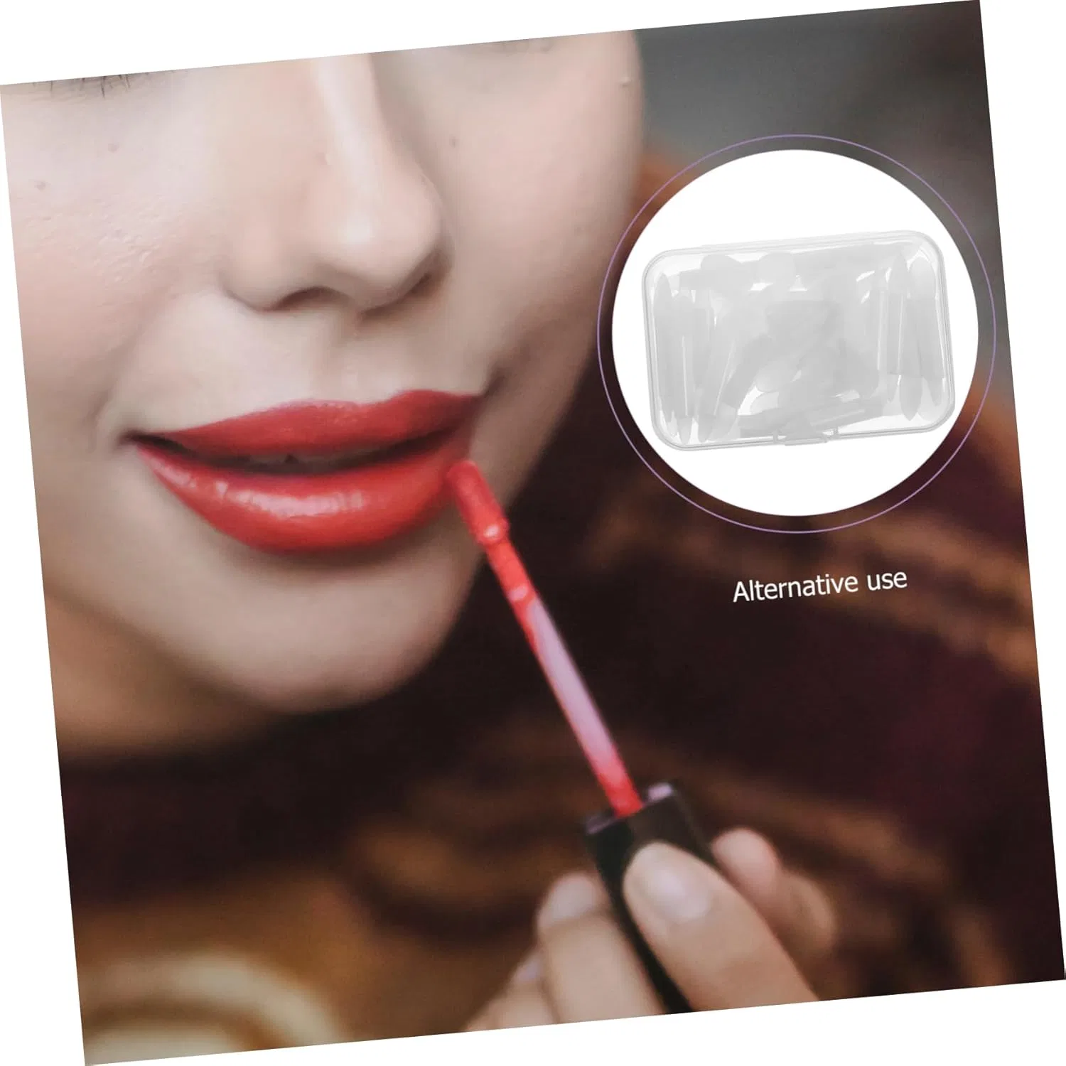 Набор кистей для губ Silicone Lip Brush FRCOLOR 30 шт белый — фото 4