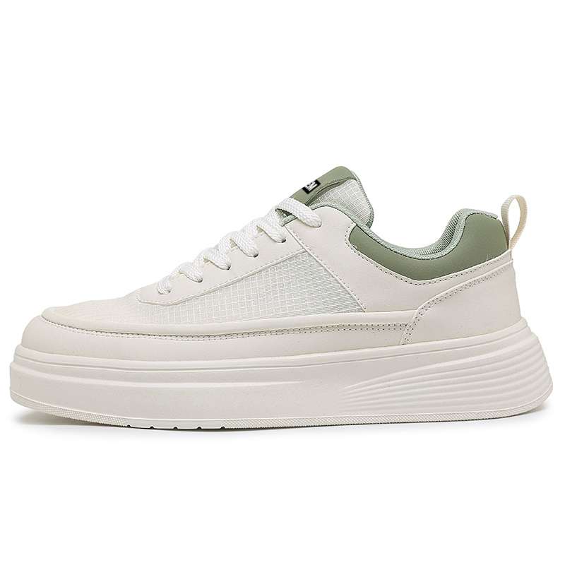 

Износостойкие низкие мужские кроссовки, увеличивающие рост JKEM, Beige Green