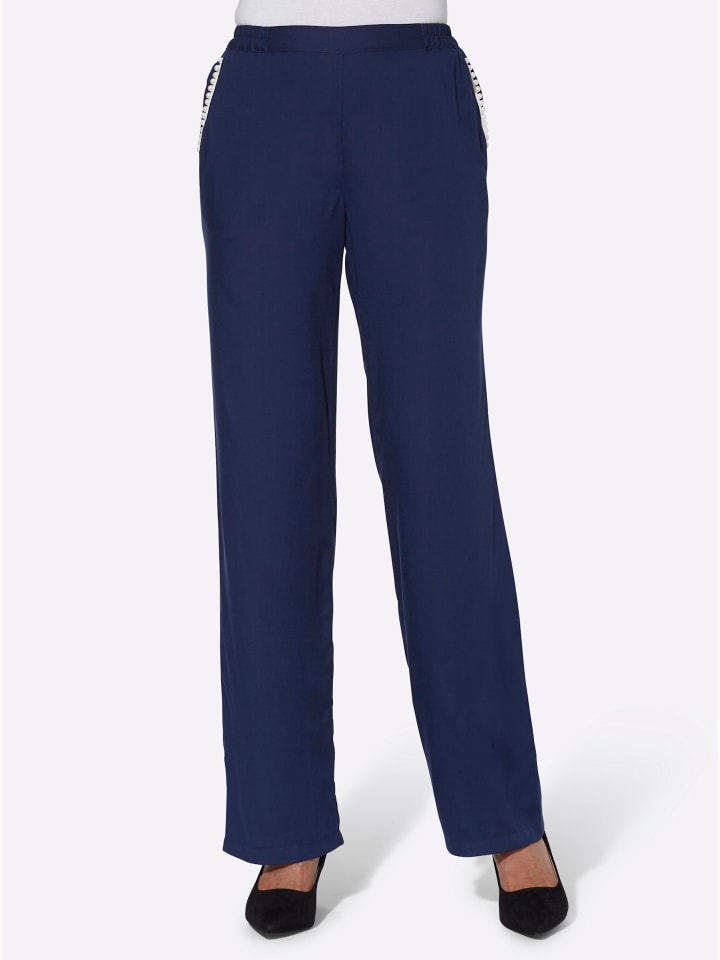 

Тканевые брюки Sieh an!, темно-синий