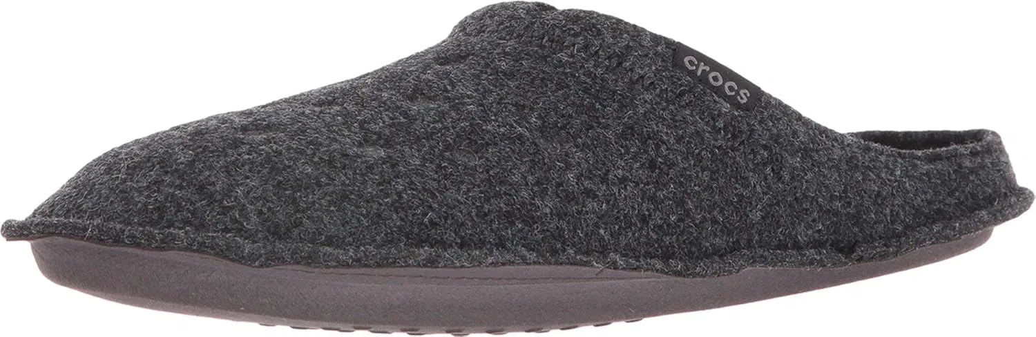 Тапочки с мехом Crocs, Black/Black