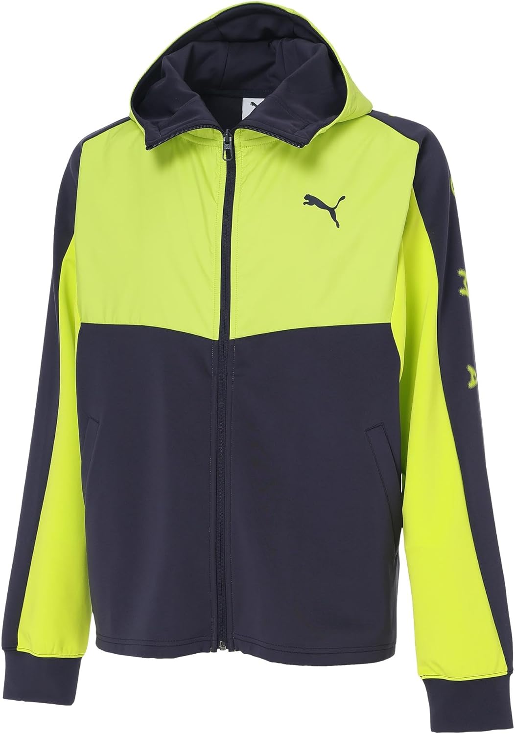 

Мужская толстовка PUMA 528013 Studio, для тренировок, спортзала, упражнений, быстросохнущая, трикотажная куртка TAD, темно-синий