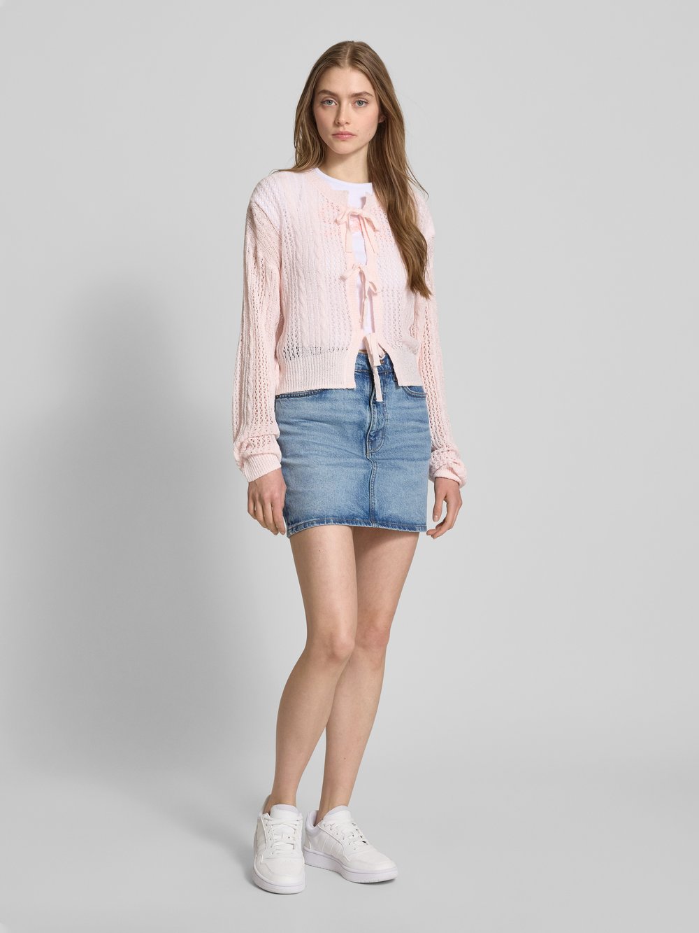 

Юбка из денима с этикеткой Guess Jeans, светло-голубой