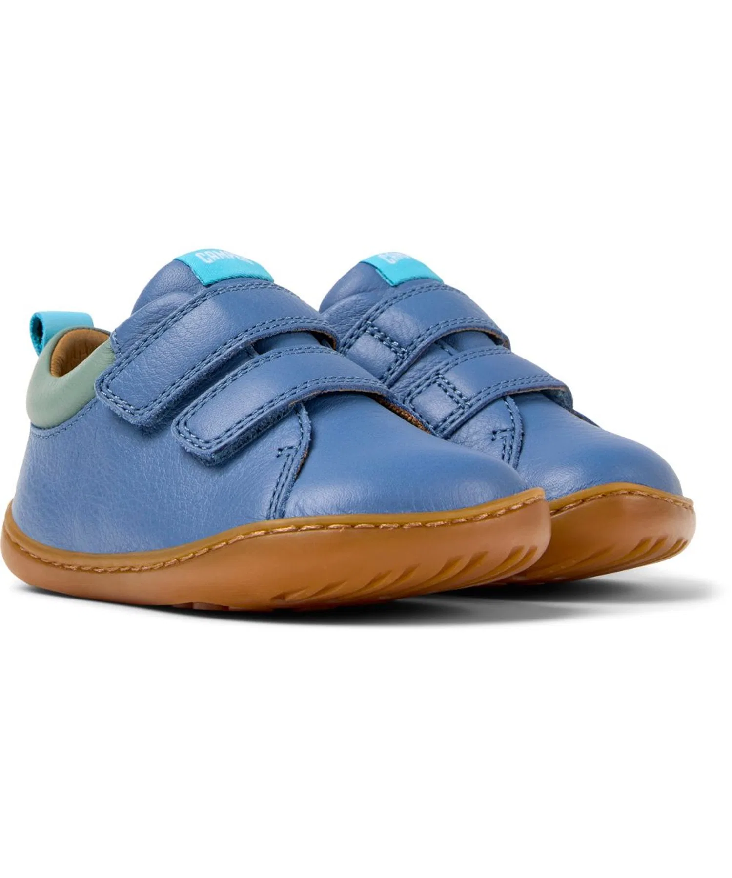 Детские кроссовки Camper PEU CAMI First Walker из натуральной кожи, для первых шагов, синие
