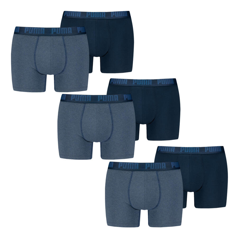 

PUMA Мужские боксеры, 6 шт., мягкие, дышащие, Comfort Stretch
