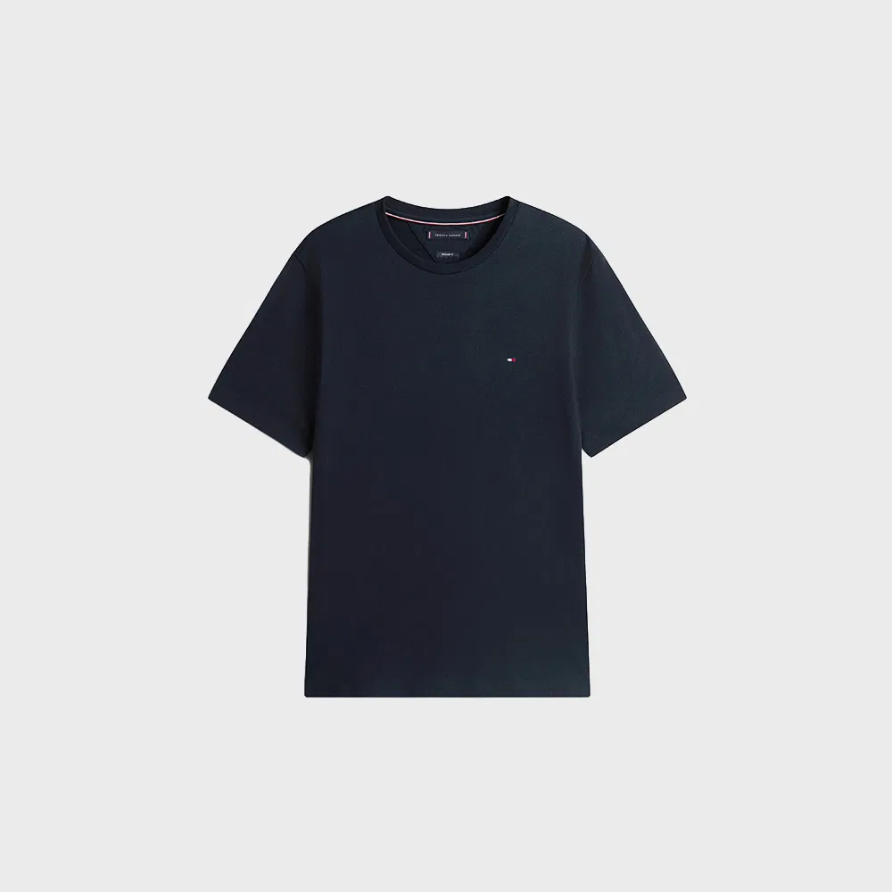 Мужская однотонная футболка Seasonal Solid, небесно-голубая, от Tommy Hilfiger