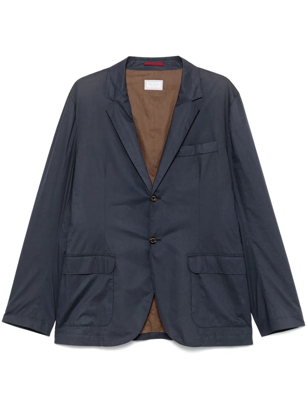

Однобортный пиджак Brunello Cucinelli, синий