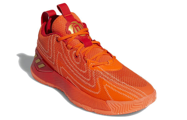 Кроссовки adidas D Rose Son Of Chi 2.0 'Red Orange', красный — фото 3