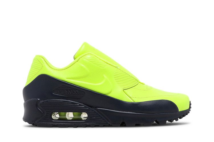 Кроссовки Nike Sacai x Wmns Air Max 90 'Volt Obsidian', желтый — фото 2