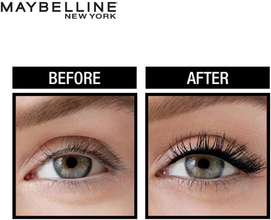 Тушь для ресниц водостойкая Hypercurl Maybelline 9.2 мл черная — фото 4