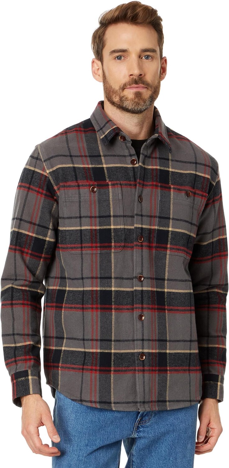

Рубашка Quiksilver Waterman Lower Ridge Long Sleeve Flannel, цвет Granite Grey Lower Ridge
