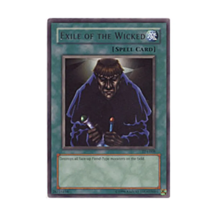 

CCG Изгнание нечестивцев (редкий), Yu-Gi-Oh - Tournament Pack 4 - Singles
