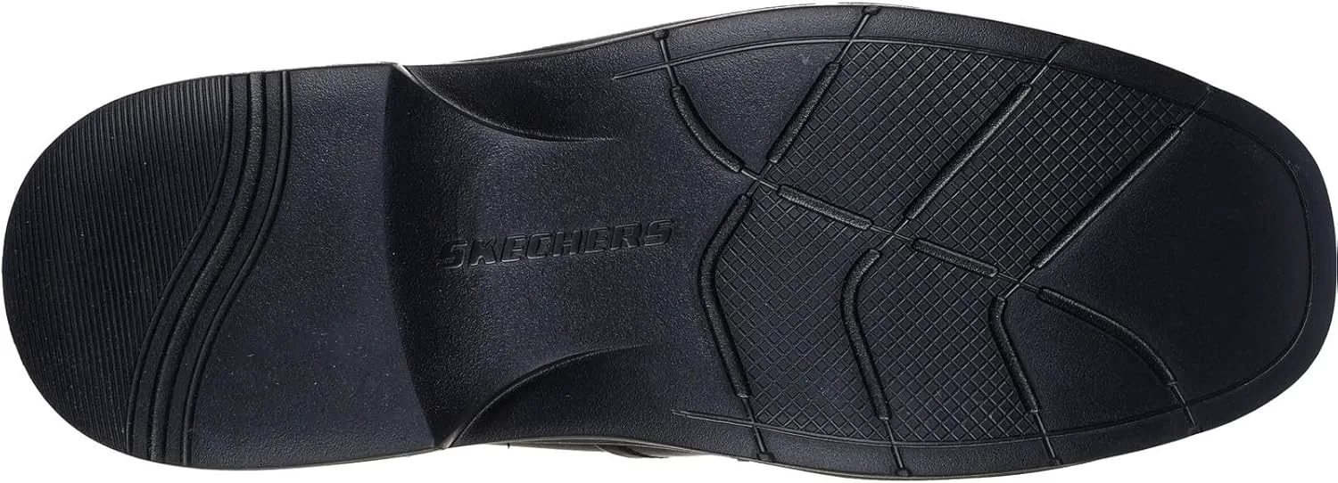 Skechers (Скечерс мужские слипоны расслабленного кроя: Касвелл - Франтоне_205169 кроссовки), черный — фото 4