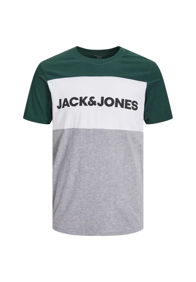 

Футболка с коротким рукавом и логотипом Jack & Jones, цвет pine grove