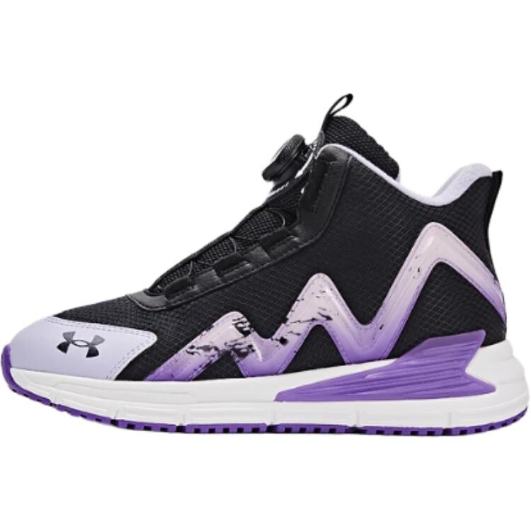 

Детские ботинки для начальной школы Under Armour, черный/фиолетовый