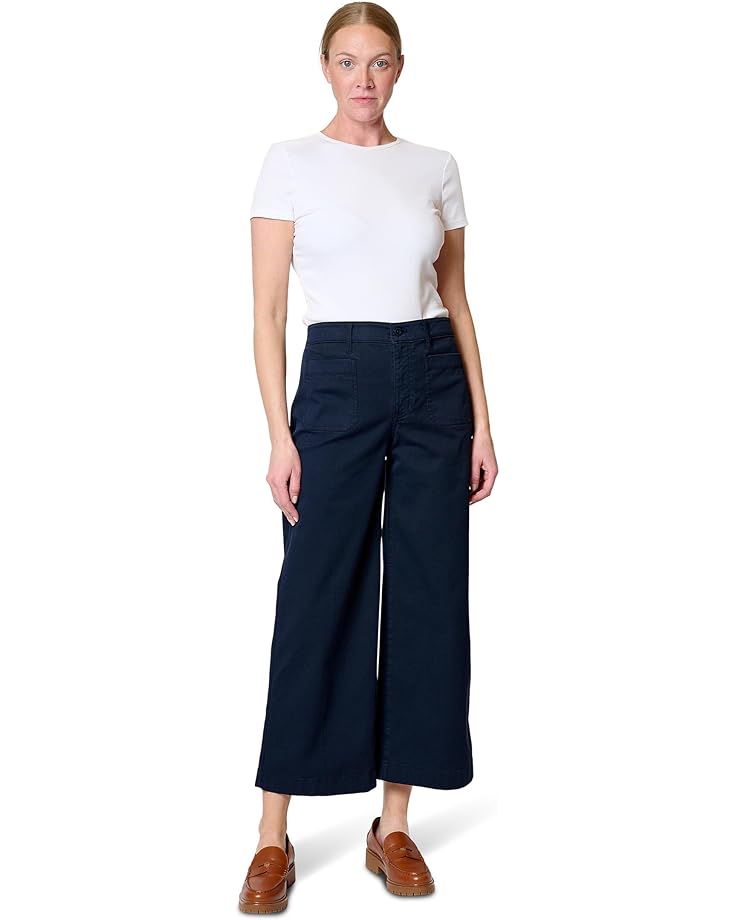 

Брюки Lauren Ralph Lauren Stretch Chino Wide-Leg Cropped Pants, цвет Lauren Navy