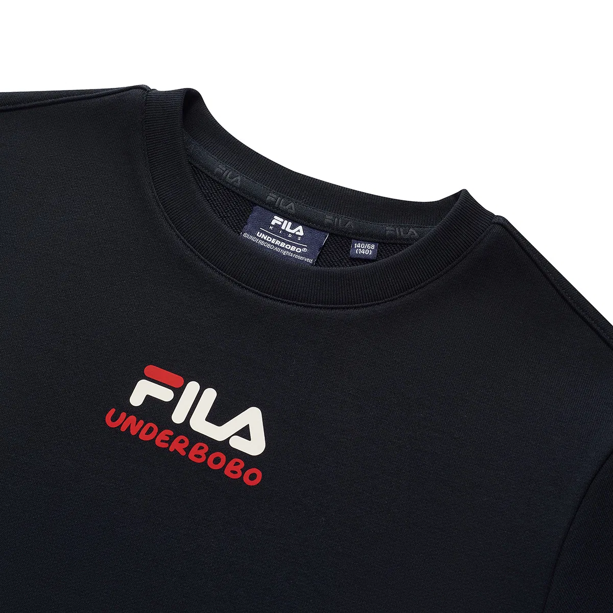 Свитшот FILA KIDS с круглым вырезом Legend Blue — фото 4