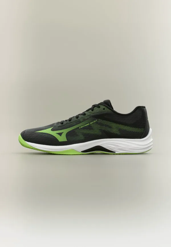 Волейбольные кроссовки lightning select Mizuno, Black/Jasmine Green