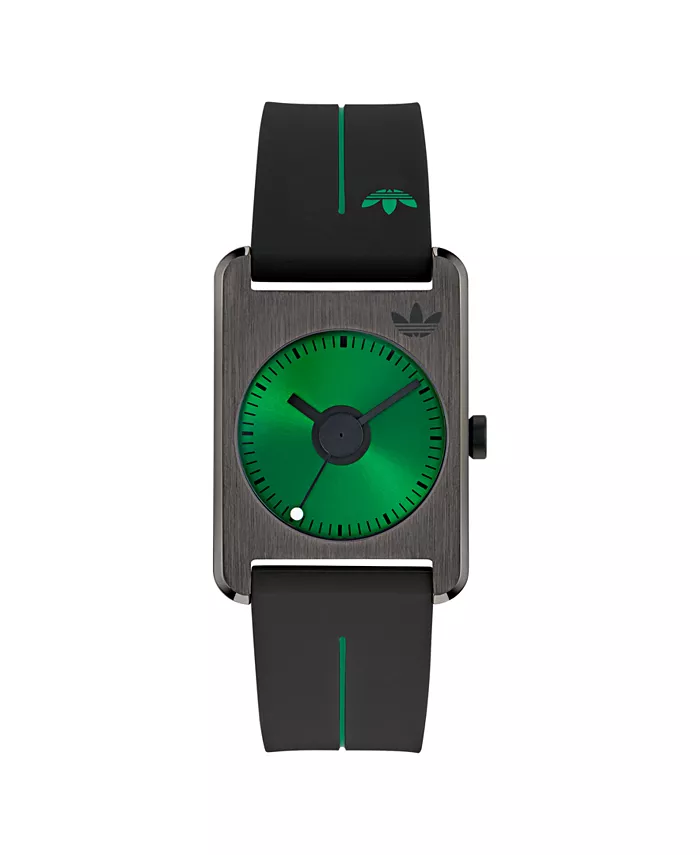 

Унисекс аналоговые черные силиконовые часы, 32 мм adidas