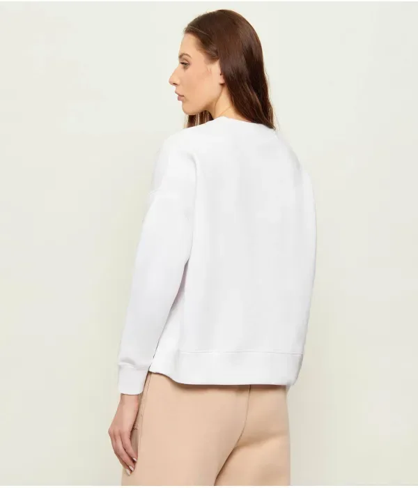 Толстовка Lacoste oversize fit, белый — фото 3