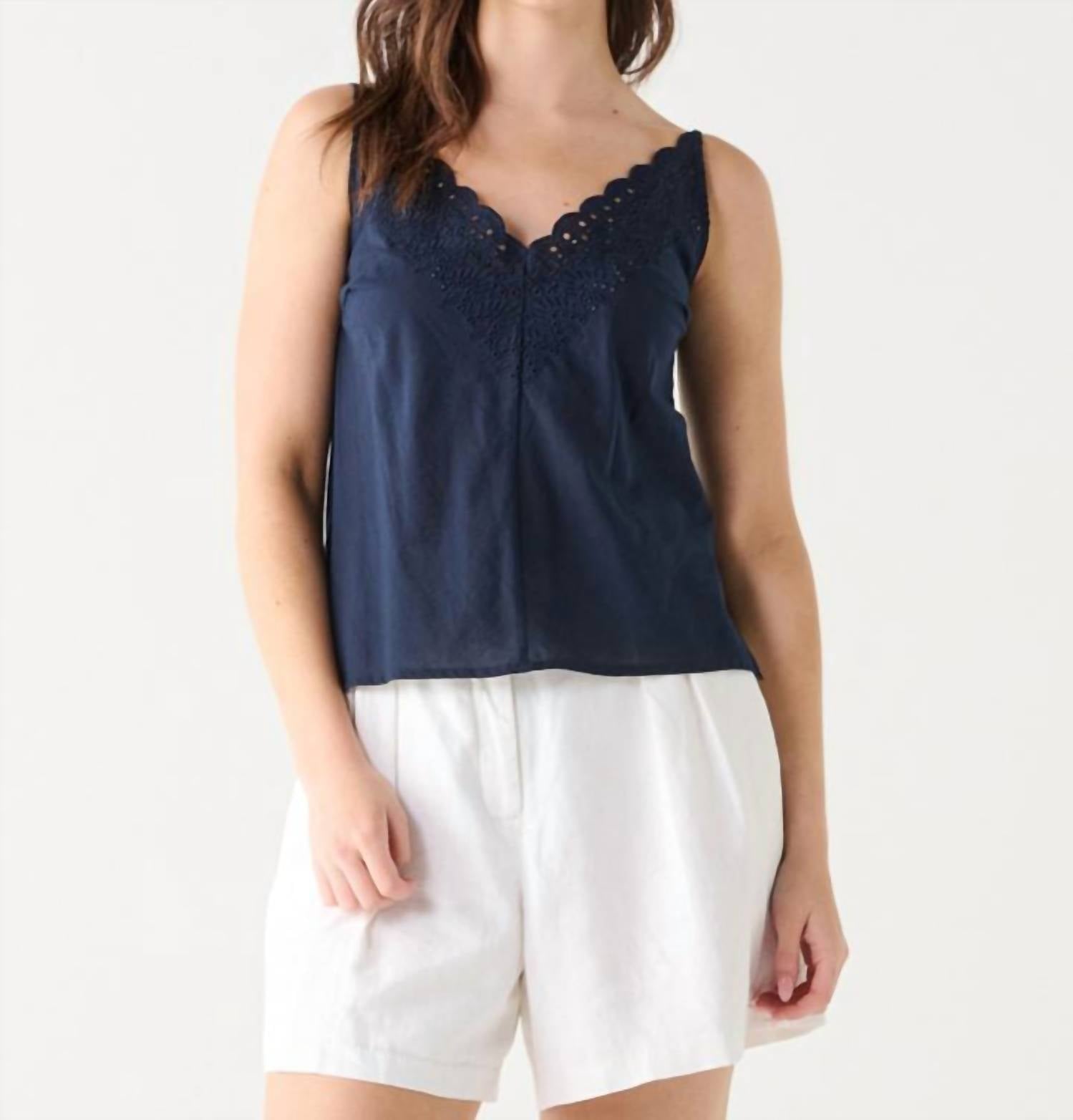 

Топ-комбинация с люверсами, темно-синий Dex Clothing